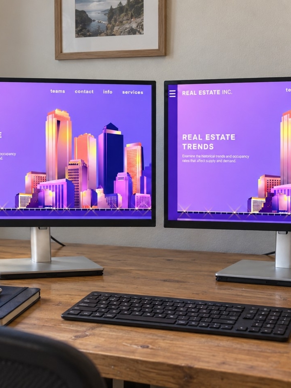 New in box: (2) Dell 22" Monitors - P2222H